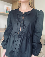 Charger l&#39;image dans la galerie, Blouse Josy noire
